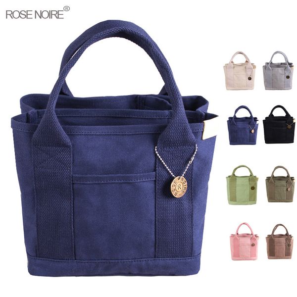 

simple high-end canvas handbag ladies retro casual handbag ladies handbag shopping bag lunch bag womens bag