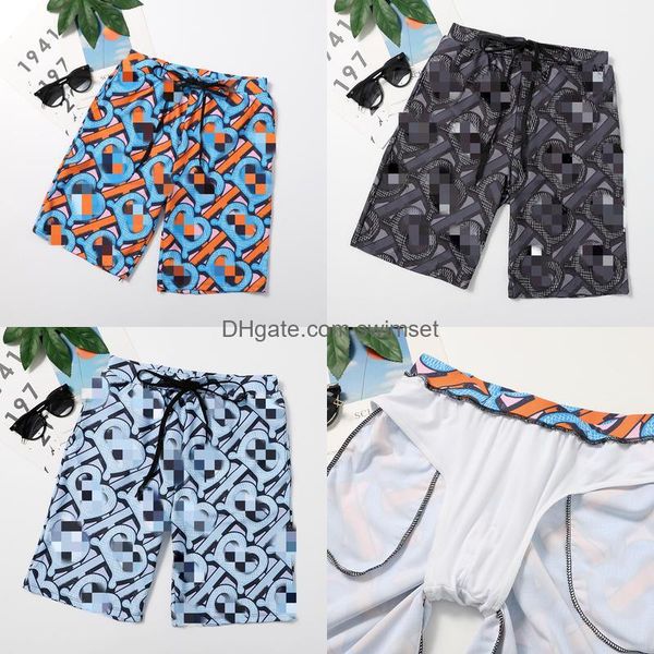 

mens summer beach shorts mens swimwear swimset 2021da brand european and american swimming trunks young trousers printing penta -point jllly
