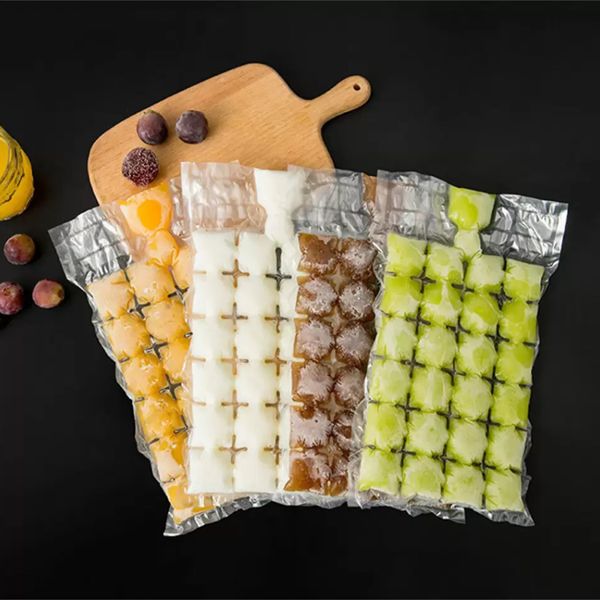 Stock Оптом Барные продукты Одноразовые сумки кубика льда Устарели Легкие подносы пресс-формы Самозакозь Морожевая морозильная машина холодного пакета сумка для коктейльного питания