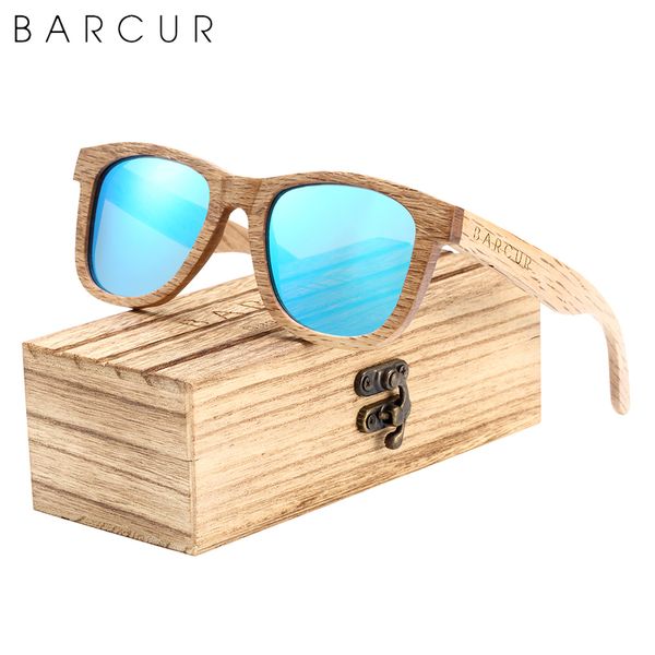 

barcur natural wooden sunglasses for men polarized wood de sol feminino frete gratis 220507, White;black