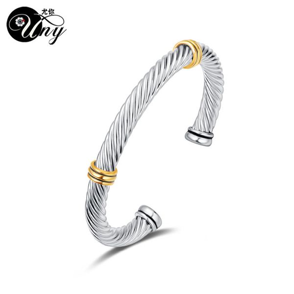 

unique brand vintage bangles twisted wire cz women bangle christmas gifts 220716, Black