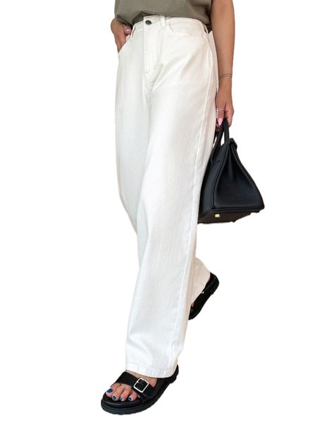 

dazy high waist wide leg jeans a2pf#, Blue