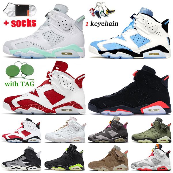 

2022 mint foam jordon jumpman 6 womens mens 6s basketball shoes unc home red oreo black infrared bordeaux gold hoops british khaki carmine e