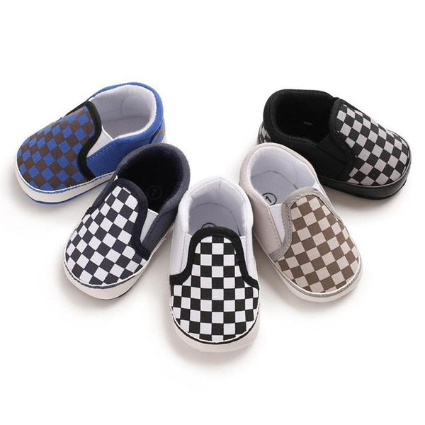 

first walkers fashon 5colors baby causal plaid shoes cotton born girls soft sole crib 0-18m235q