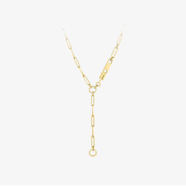 

pendant necklaces enfashion punk stainless steel link chain choker necklace women gold color simple femme fashion jewelry gifts p193061 2204, Silver