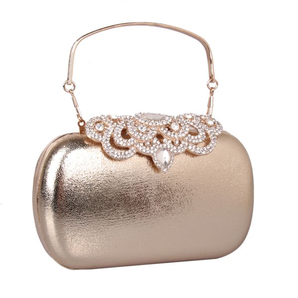

womens evening bags fashion designer simple leather pu bag diamond hard case clutch