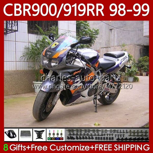 Honda CBR 900 Yeni Mor 919 RR CC 98-99 Yıl Bodys için 127No.42 CBR 919CR 900RR 900CC 919cc CBR919 CBR900 RR CBR919RR 98 99 CBR9CR9RR 98 99 CBR900RR 1998 1999 Fairing Kiti