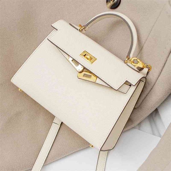 

designer handbags women's style 2022 fashionable leather second generation kelyss advanced sense mini small bag portable one shoulder n