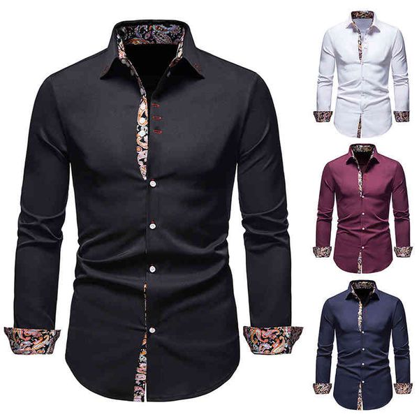 

men's casual shirts casual shirt with floral buttons ve3a, White;black