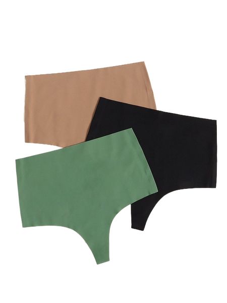 

3pack seamless panty l0ar#, Black;red