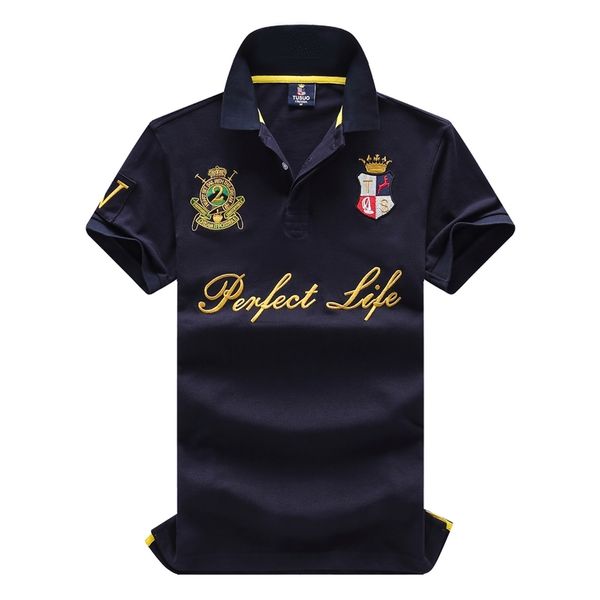 

men's polo shirt summer fashion classic sports casual short sleeve pure cotton collar men 220408, White;black