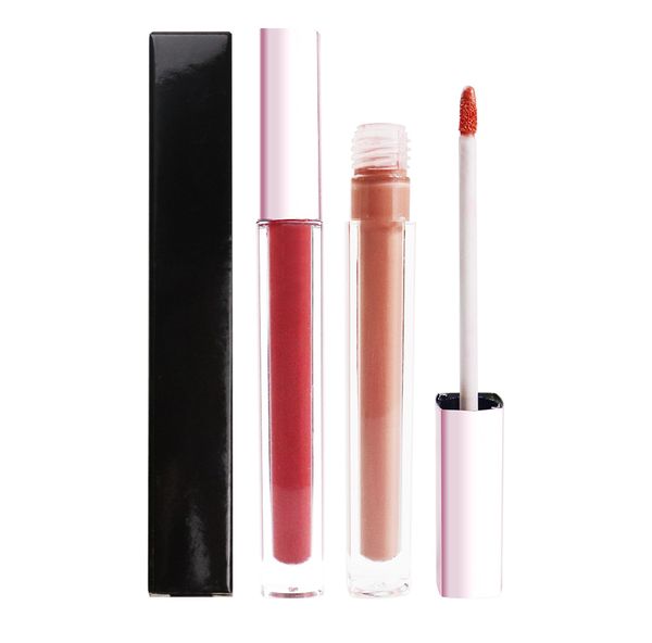 Lipgloss, 29 Farben, matt, seidenglänzend, feuchtigkeitsspendend, nicht klebend, nicht verblassend, neutraler Fleck, kein Logo