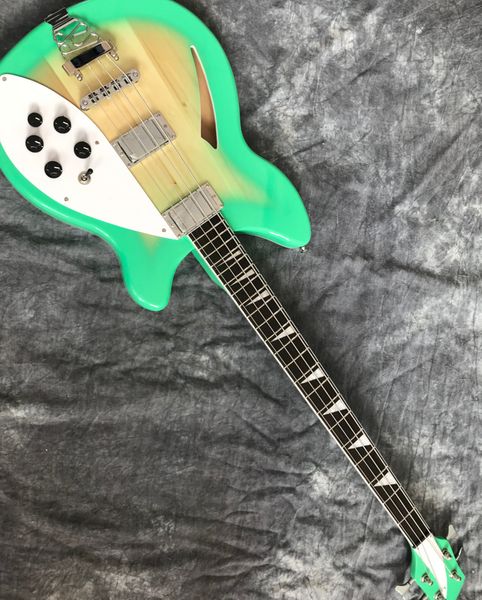

4 strings ricken semi-hollow electric guitar bass fingerboard ebony
