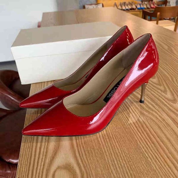 

dress shoes sr1 spring and summer fashion metal high heels pointed shallow mouth thin nightclub women's single shoes, Black