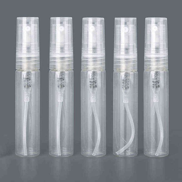 10pc mini garrafa de vidro 5ml Cosméticos vazios garrafa de spray garrafas de amostra de amostra de amostra de recarga Y220428