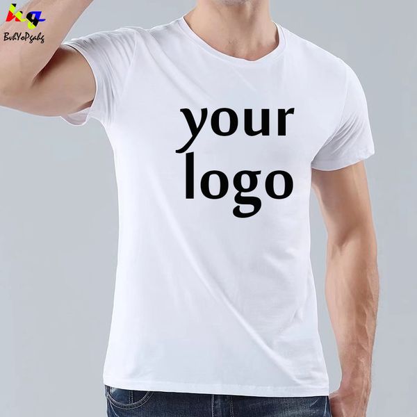 

summer tshirt customizationdesign mens and womens cotton shortsleeved tshirt personality teamadvertising 220609, Black