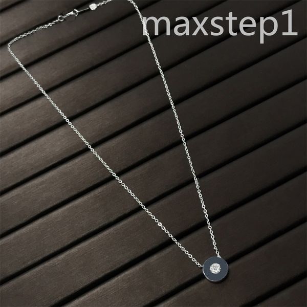 

designer necklace women crystal luxury jewelry ladies gemstones fashion heart necklaces bracelets sparkling choker maxstep1, Silver