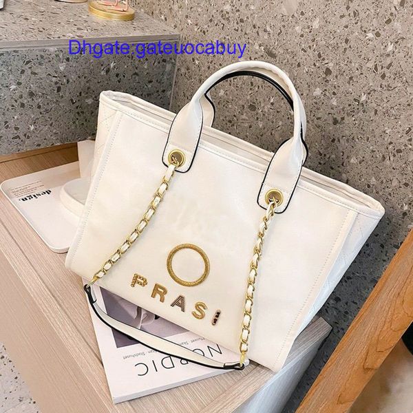

women's luxury classic handbags beach bags brand ch metal badge tote bag designer small mini evening handbag female capacity large leat, Black;red