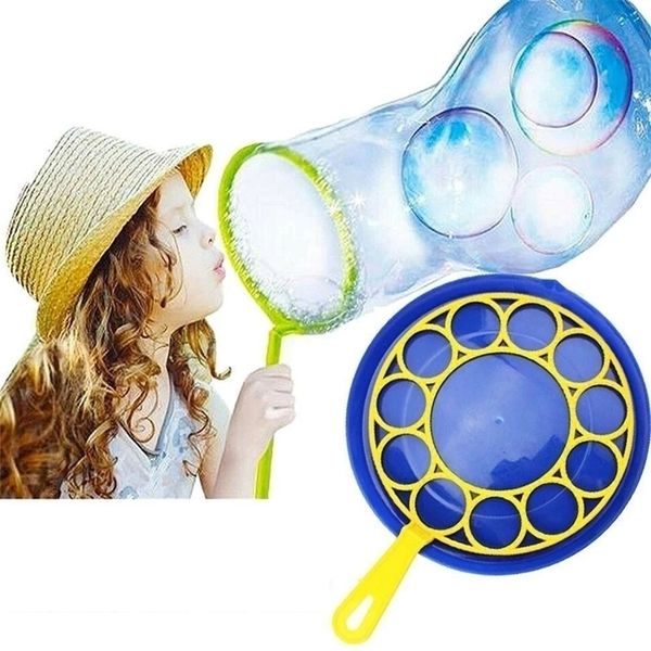 

soap bubble machine blowing plate navy blue for children gift big dish set blower maker outdoor toys 220707