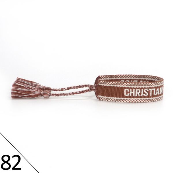 

woven designer friendship bracelet luxury brand for women leopard printed rope bracelets embroidery braided with tassel bangle men jewelry c, Golden;silver