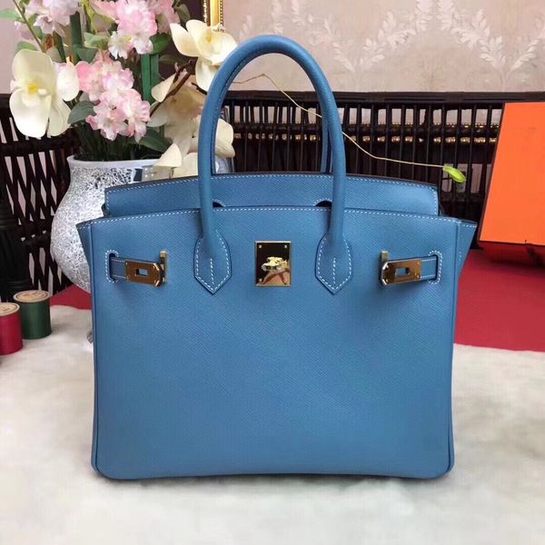 

10a handbag luxury fashion original quality birkin ladies diagonal pure hand-stitched epsom leather 27 colors 25cm 30cm 35cm