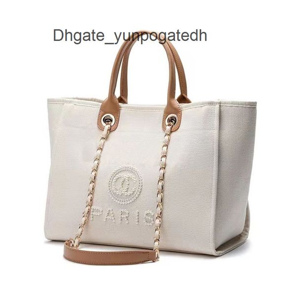 

luxury women label pearl beach bags classic canvas evening bag designers brand ch female fashion big handbags ladies backpack portable large