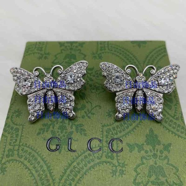 

ancient new letters full diamond temperament earrings female personality cool style fashion earrings, Golden