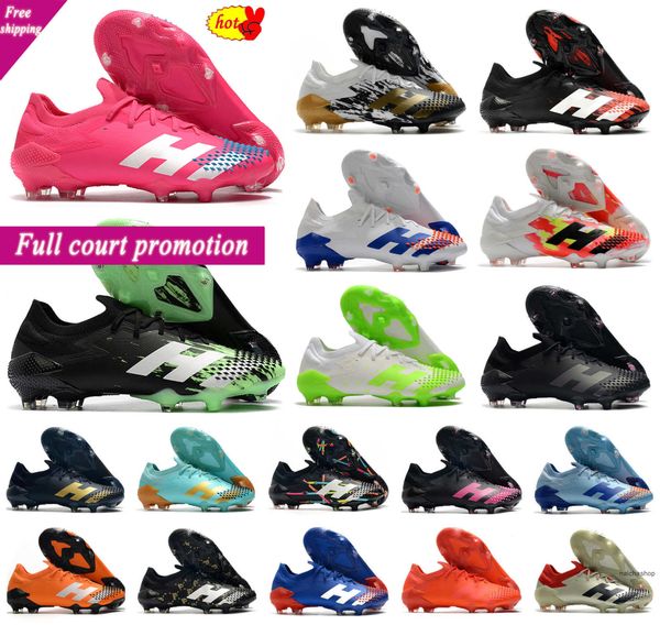 

2022 2022 predator mutator 20 1 low fg signal green inflight pp paul pogba mens boys soccer football shoes 20 cleats boots us6.5-11
