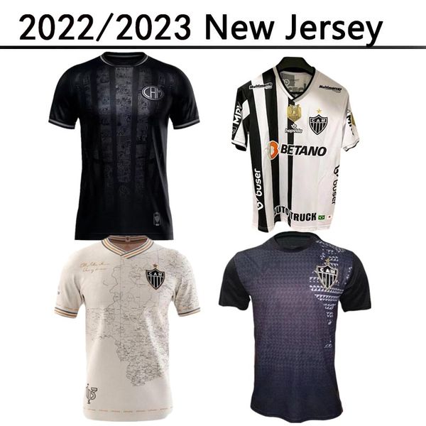 

atlÃ©tico 2021 2022 2023 atletico mineiro home away soccer jersey special edition 22 23 fred cazares otero moura elias robinho valdivia adils, Black;yellow