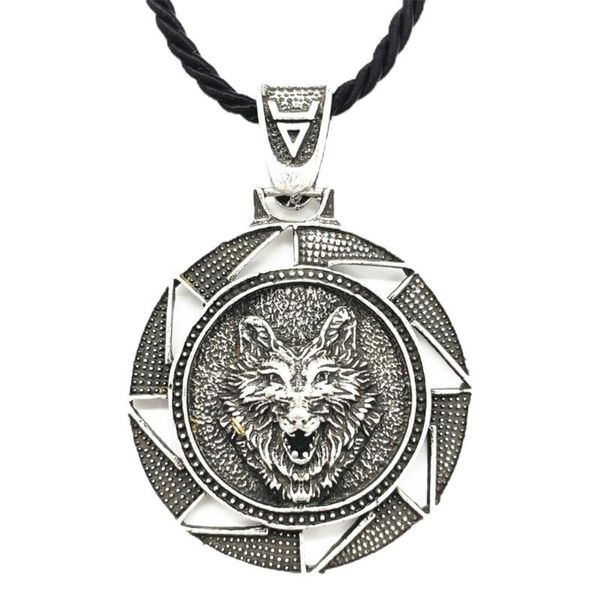 Anhänger Halsketten Slawischer Kolovrat Veles Symbol Verschluss Wikinger Wolf Amulett und Talisman Schmuck Halskette DropPendant