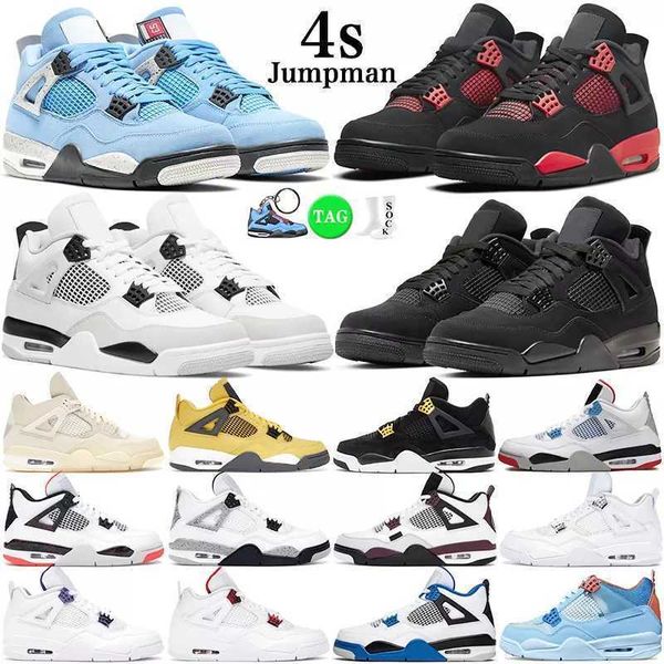 

4s men basketball shoes women red thunder university blue sail black cat jumpman 4 cactus jack white oreo military black mens womens outdoor