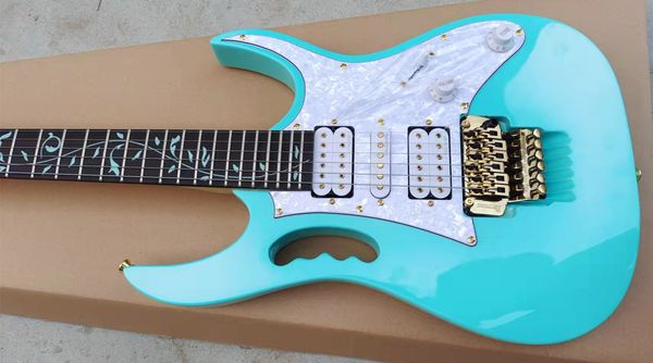 

electric guitar, light green, spot sale, fast delivery