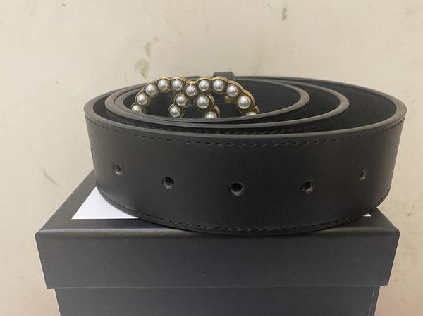 

men designer belt classic fashion casual letter smooth buckle womens mens leather belt width 3.8cm with orange box size 100-125, Black;brown