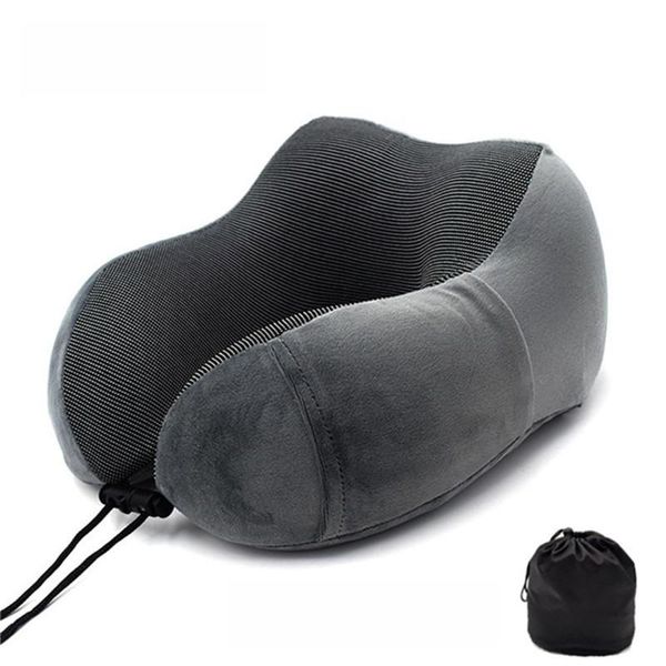 Cuscino Viaggio a forma di U per Aereo Accessori per il collo in schiuma Accessori per letti comodi cuscini dormire a casa tessilepillowpillow