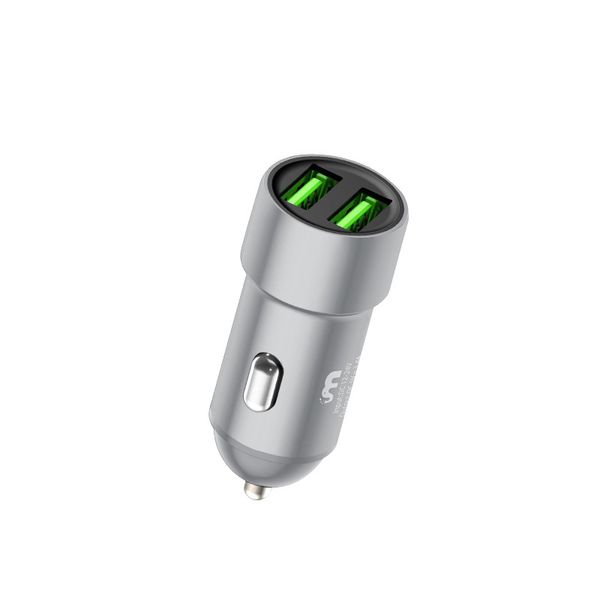 

2-ports cell phone dual usb car charger vehicle portable power adapter 5v 3.4a for fast quick chargers