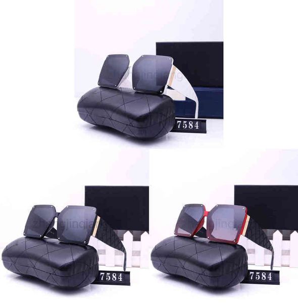 

designer channel sunglass cycle luxurious vintage baseball sport rimless square sunglasses mens and womens polarized travel fashion shield g, White;black