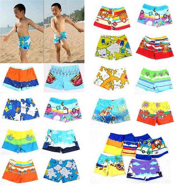 Swimwear de praia shorts para meninos verão mergulho nadada desgaste desenhos animados impresso criança bebê criança criança natação troncos maiô