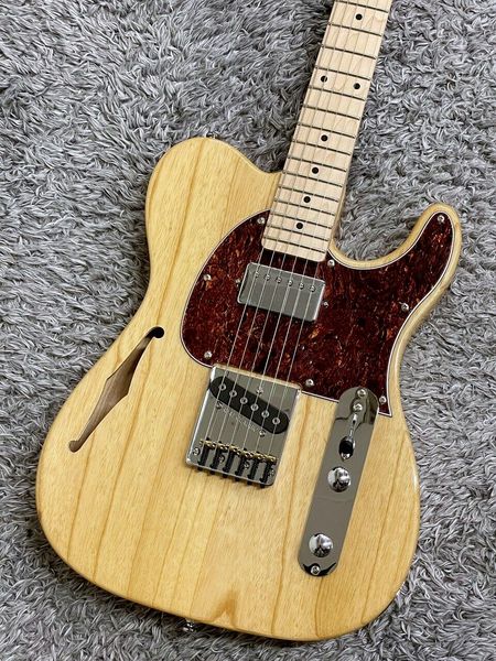 

g&l tribute series asat classic bluesboy semi-hollow natural electric guitar