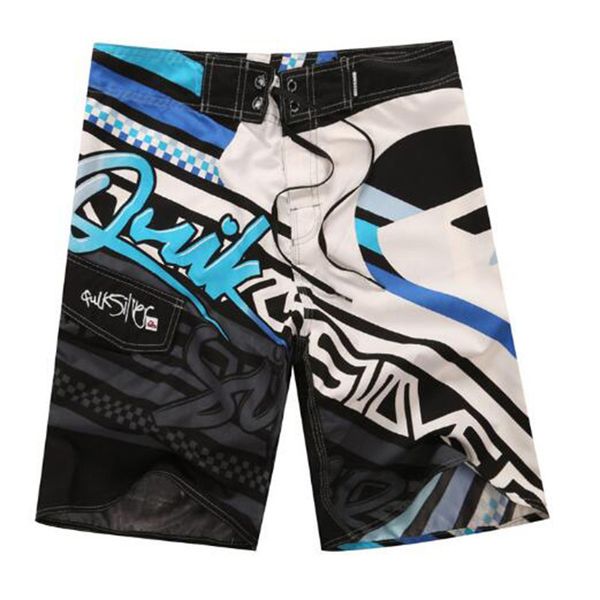 

plus size boardshorts men board shorts mens bermuda masculina man summer pants beach wear quick dry print swiming swimsuit 220720, White;black
