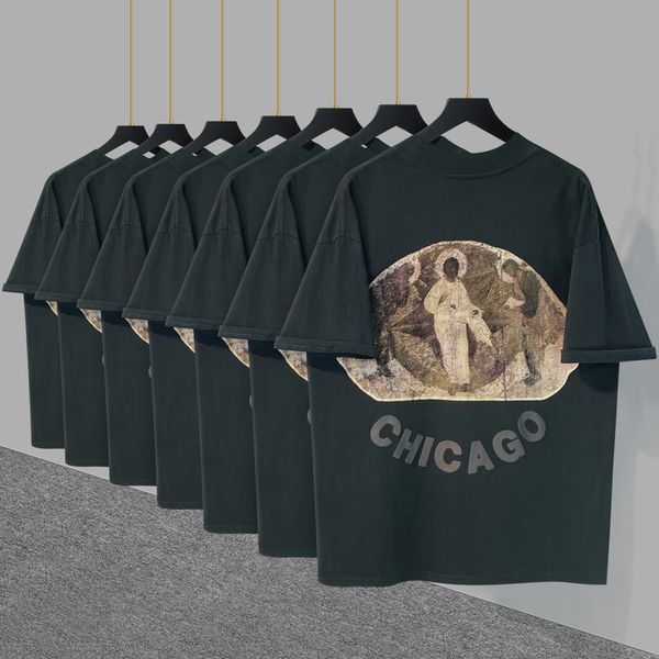 

2022ss sunday service trust god t shirts wsa1, White;black