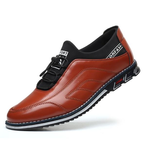 

big size casual shoes men business spring fashion men dress shoes breathable blue men shoe black