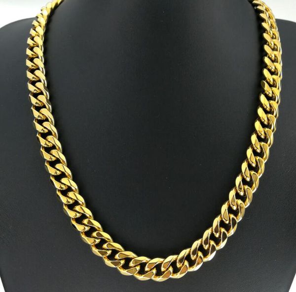 

real 9k gold filled chains men's bracelet necklace 24" chain set christmas gift, Black