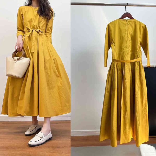 

casual dresses p185196htg pole end poplin cotton elegant pleated dress, Black;gray