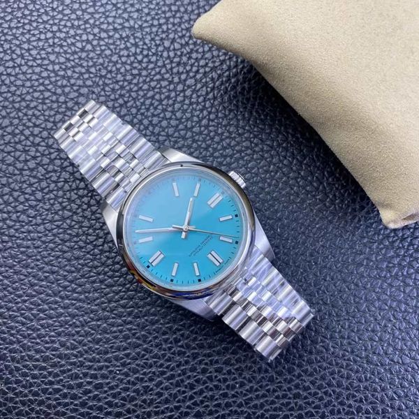 Orologi da uomo/donna EW Fine 124300 Movimento meccanico 3230 36 o 41MM Acciaio pregiato 904L Luce notturna blu ghiaccio svizzera Vetro zaffiro Impermeabile