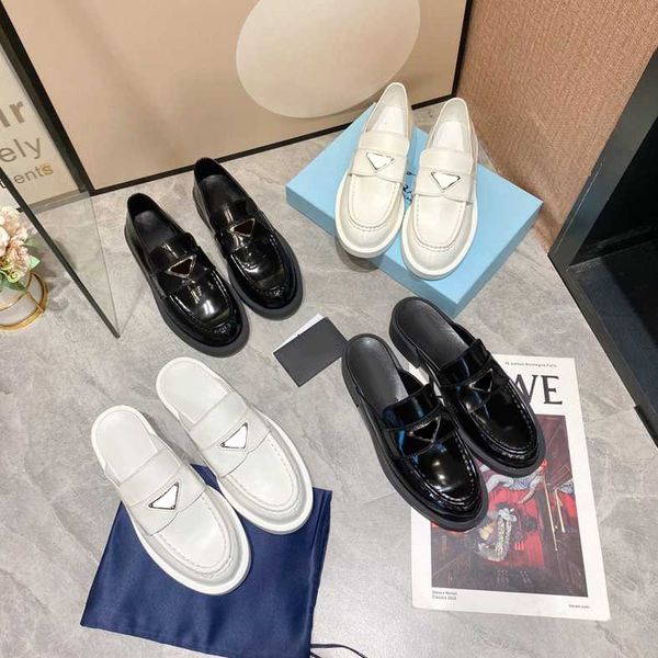 

women prad single shoes flat casual low wedding party design business formal loafers social platform thick sole size 35-41