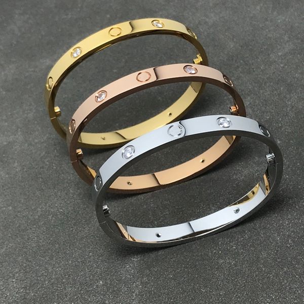 

classic women designer bracelet for men jewelry designers bangle diamond charm love bracelets simple c bangles gold 16-20cm chain gift 2022, Golden;silver