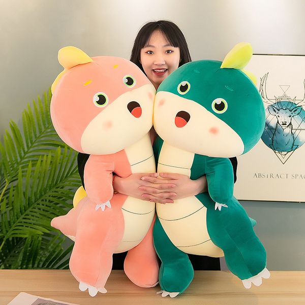 Creativo simpatico dinosauro bambola peluche ragazze letto bambola addormentata