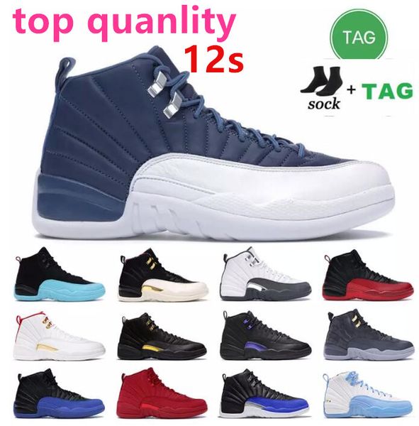 

jumpman 12s men retro basketball shoes 12 gamma blue university gold dark grey concord game the master indigo taxi mens sports trainer sneak