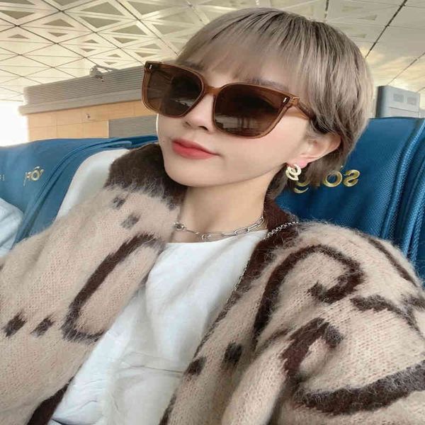

female sunglasses gm jennie same korean plate uv proof wei2, White;black
