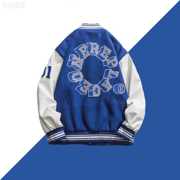 

men's hoodies & sweatshirts designer circle diamond baseball jacket men's and women's national fashion loose autumn spring 20, Black